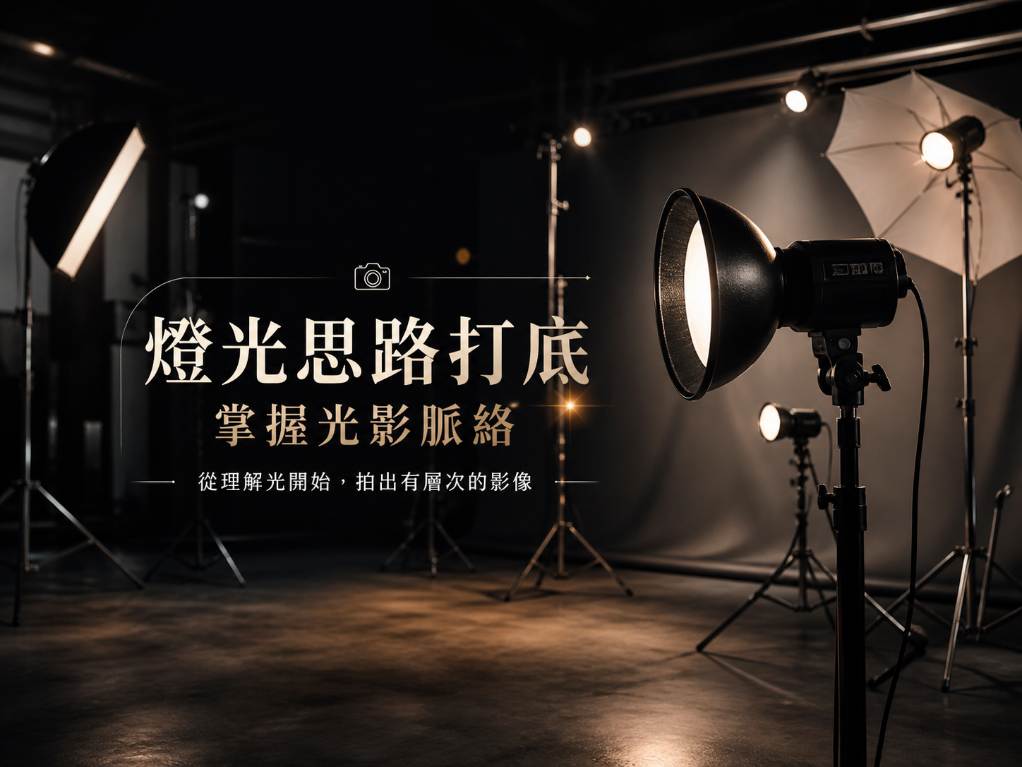 燈光思路打底 掌握光影脈絡